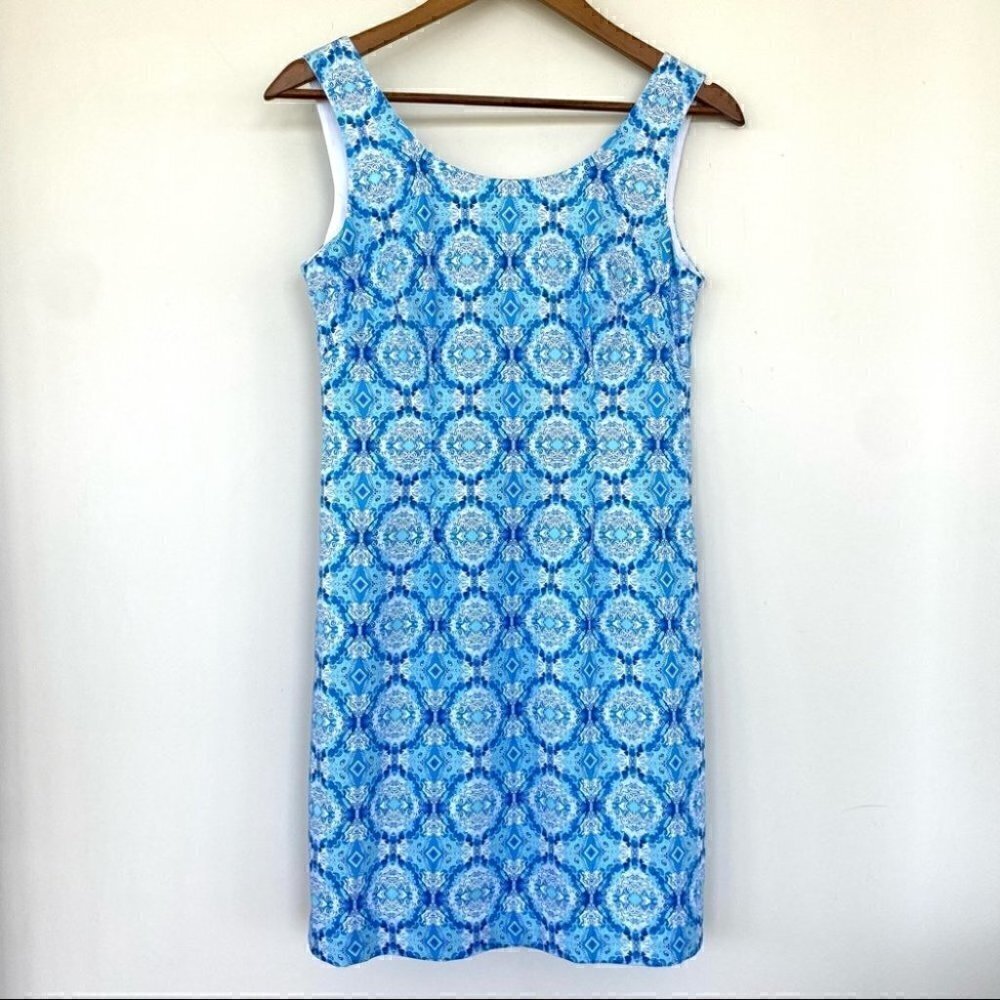 Kaeli Smith sleeveless cotton  blend mini dress